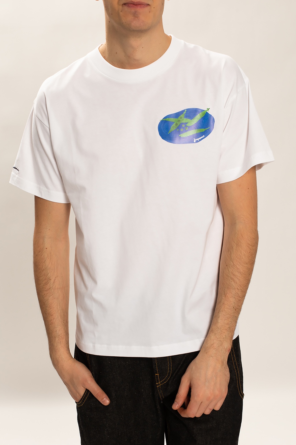 SchaferandweinerShops AG - shirt white with logo Jacquemus